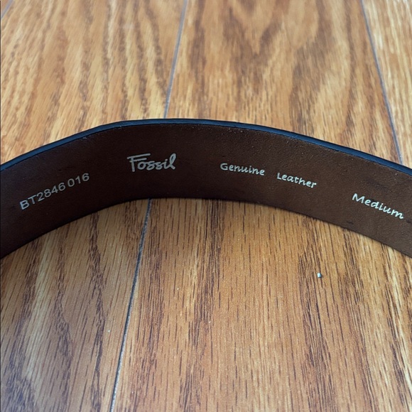 FOSSIL PATCHWORK LEATHER BELT - Picture 5 of 8
